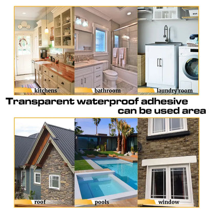 Use areas: kitchens, bathroom, laundry room, roof, pools, windows
