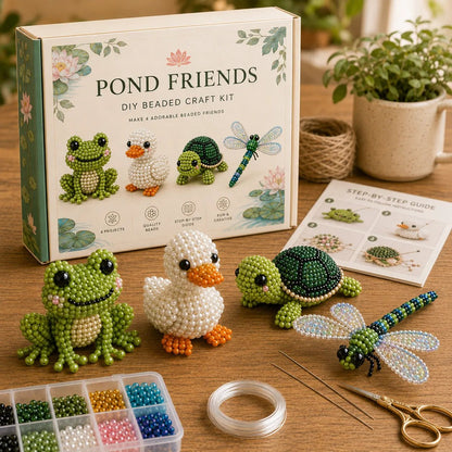 🧵✨ Tiny 3D Beaded Animal DIY Kit💖 A DIY Craft Kit So Cute You Won't Want To Stop Making Them