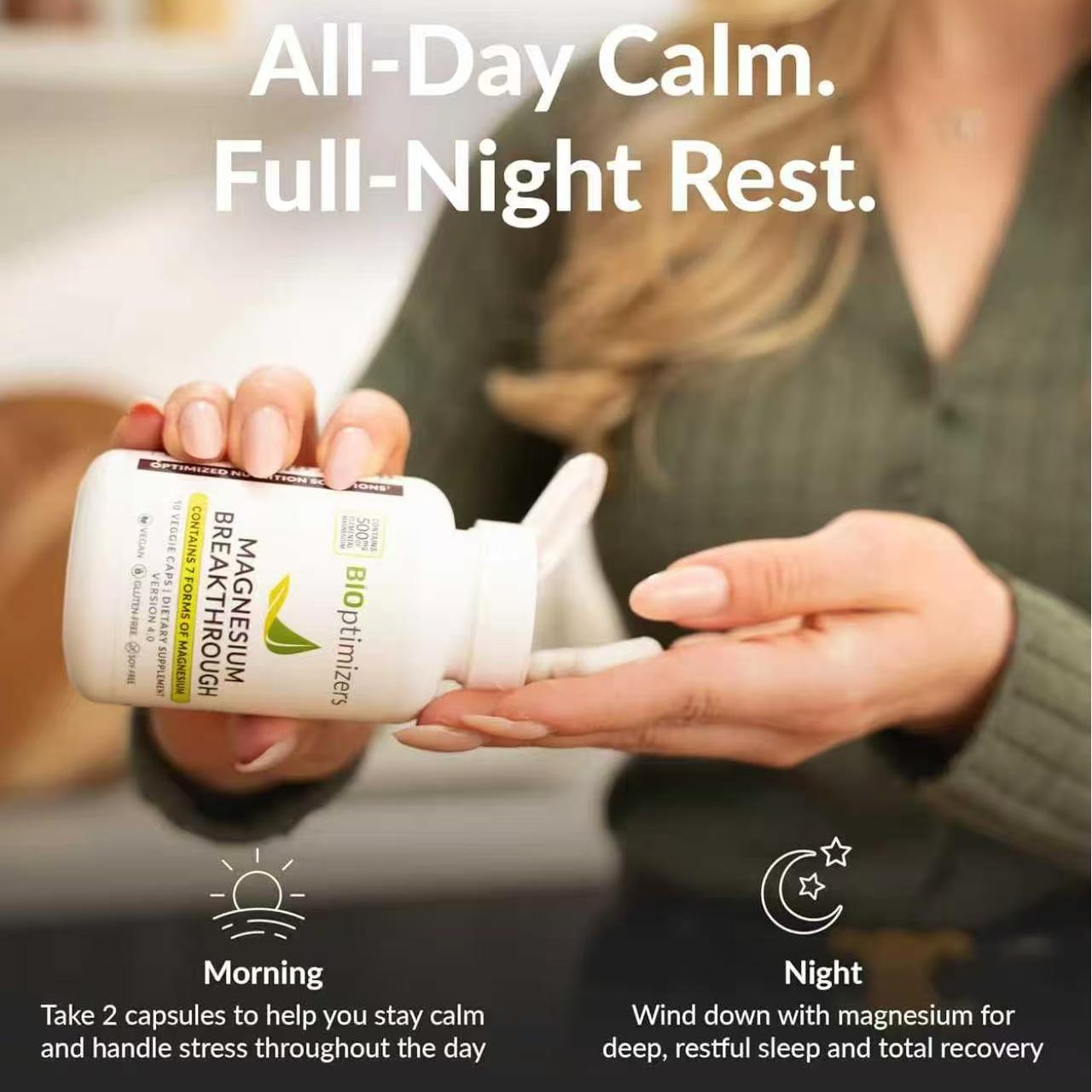 Breakthrough magnesium supplement-7 types of magnesium-supports sleep-soothing vitamins