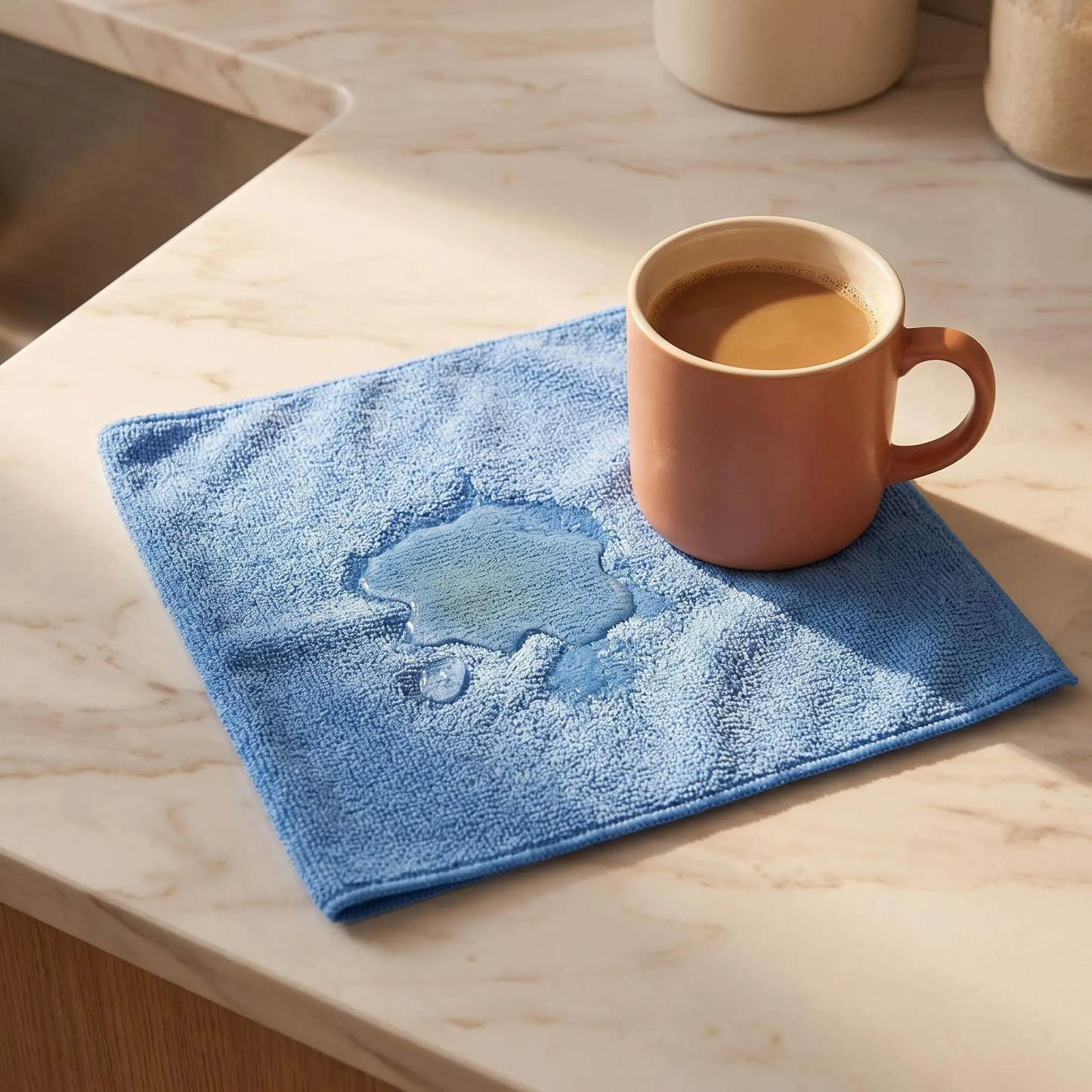 4-Layer Thickened Microfiber Kitchen Cleaning Cloth