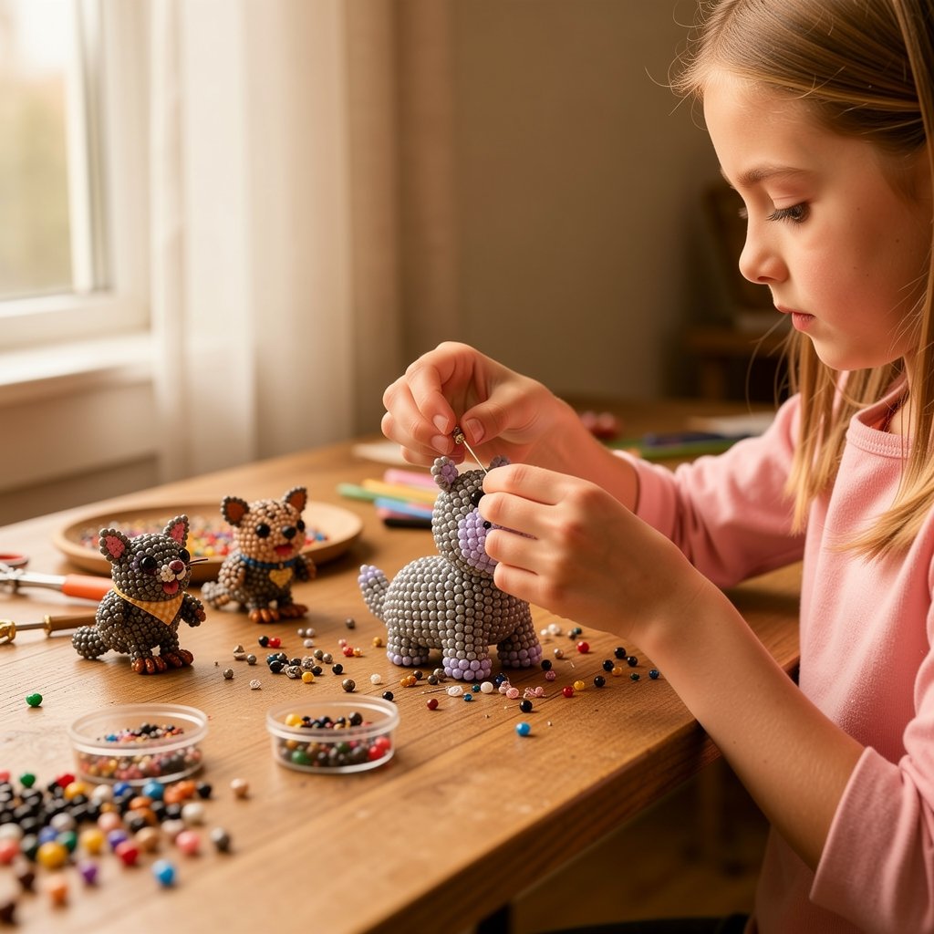 🧵✨ Tiny 3D Beaded Animal DIY Kit💖 A DIY Craft Kit So Cute You Won't Want To Stop Making Them