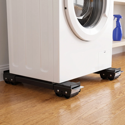 Homeessentials 2-Pack Adjustable Appliance Moving Dolly with Lockable Wheels