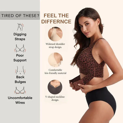 iBraStar Posture Bra for Women - Breathable Mesh Wireless Bra with Removable Pads