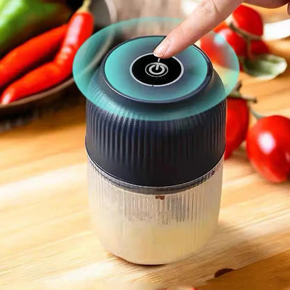 Electric Mini Food Chopper & Meat Grinder — USB Rechargeable, Portable Kitchen Gadget