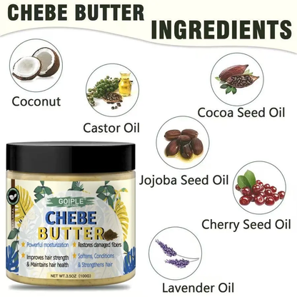 100g Chebe Butter Hair Care Cream - Deep Conditioning Hair Butter for Dry & Damaged Hair, Thickening & Moisturizing for Men and Women
