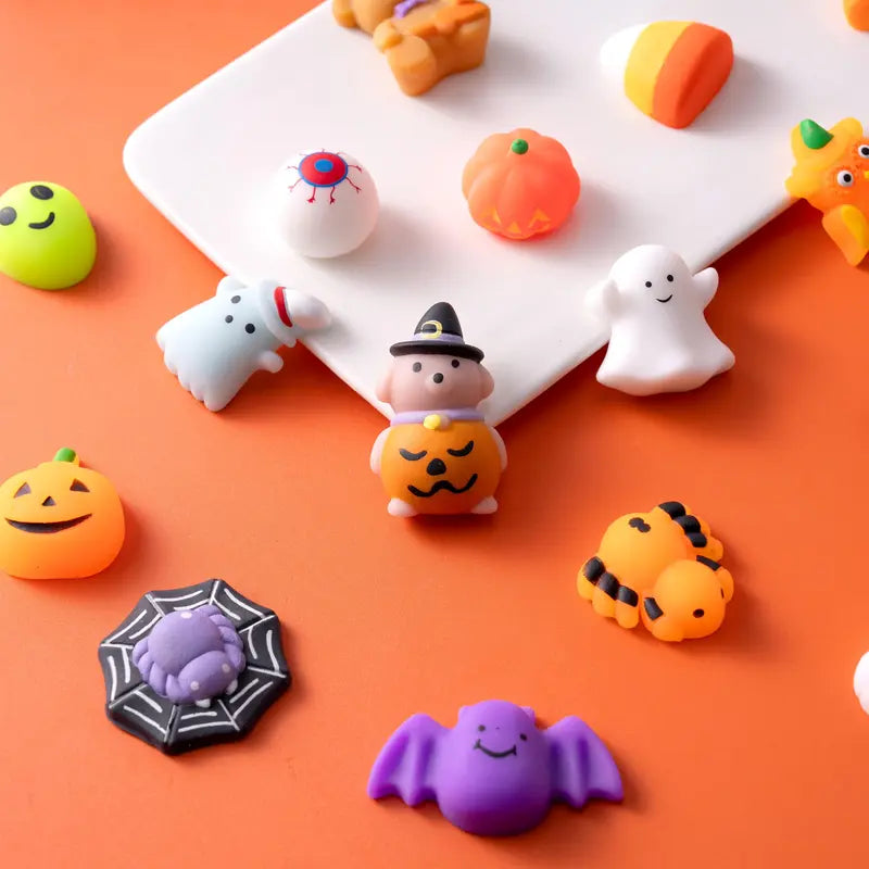 JOYIN Halloween Mochi Squishy Toys – Party Favors, Stress Relief Bulk Pack (24/60/100 Pcs)