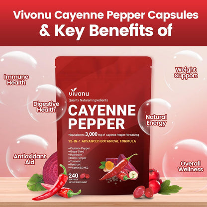 Cayenne Pepper Softgels Supplement