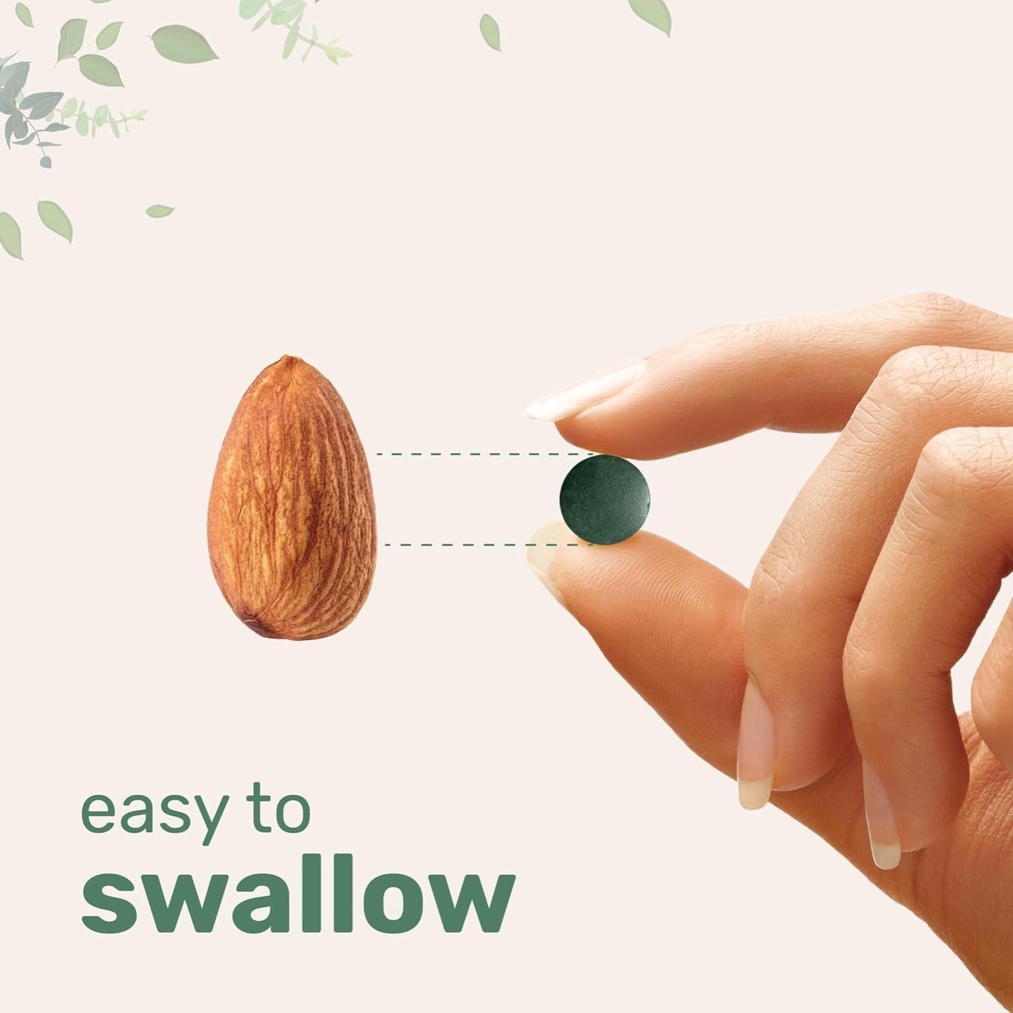 Organic Chlorella Spirulina Tablets, 3000mg Per Serving, 720 Counts, 4 Months Supply, 50/50 Blend Superfood