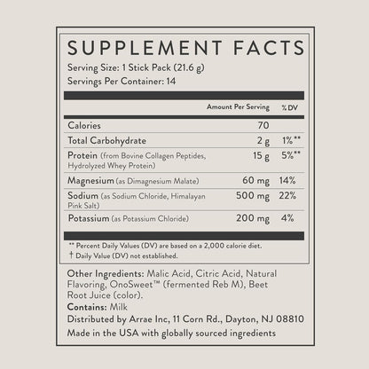 Arrae Clear Protein – Clean, Smooth, Hydrating Protein