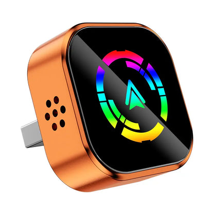 YURNLV Wireless CarPlay Adapter – Plug & Play, iPhone Compatible, Hands-Free Calling | 2026 New