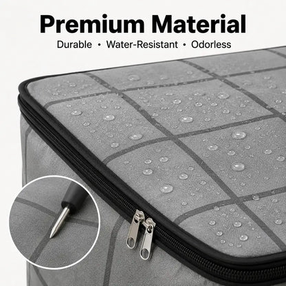 Spacious Moving Storage Bin, Zippered Organizer for Quilts, Bedding & Sweaters