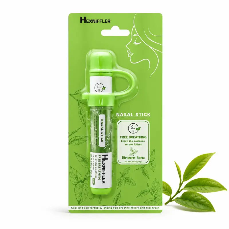 Essential Oil Aroma Stick, Portable Aroma Stick with Menthol & Plant Essential Oils, Pocket-Size Personal Care Accessory for Travel, Work, Study & Daily Use, 4 Scents