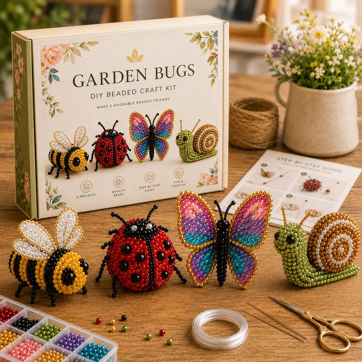 🧵✨ Tiny 3D Beaded Animal DIY Kit💖 A DIY Craft Kit So Cute You Won't Want To Stop Making Them