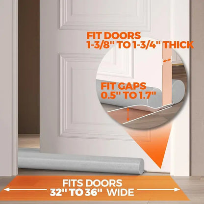 Door Bottom Sealing Strip — Draft Stopper, Noise Blocker & Insect Guard
