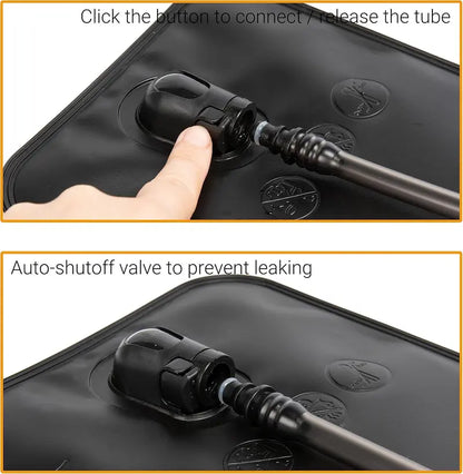 2L Leak-Proof Food Grade Hydration Bladder – Hydropack Water Reservoir Replacement Pouch
