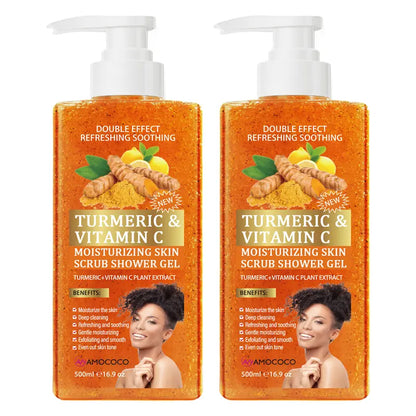 Turmeric Vitamin C Scrub Body Wash 500ml