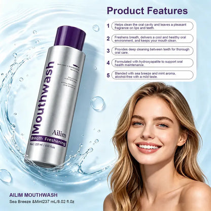 Ailim Whitening & Stain Removal Mouthwash – Fresh Breath & Brighter Smile