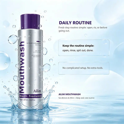 Ailim Whitening & Stain Removal Mouthwash – Fresh Breath & Brighter Smile