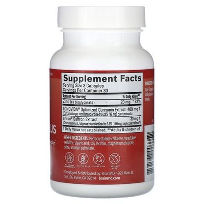 Happy Saffron with Magnesium & B6 Vegan Capsules – For Balanced Mood & Restful Sleep, 90 Ct