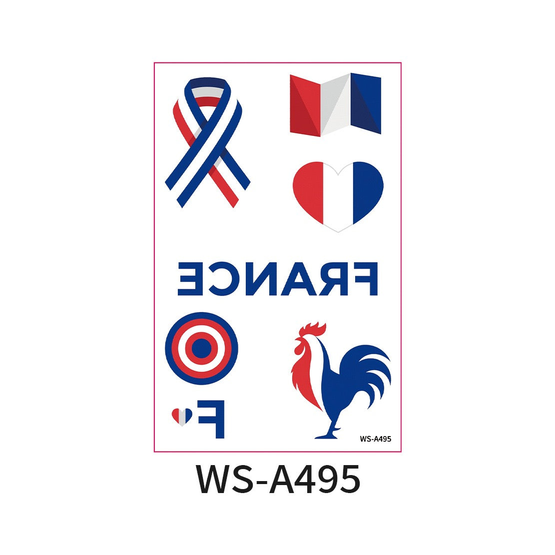 World Cup Country Flag Temporary Tattoos – Show Your Team Pride! （10PCS）