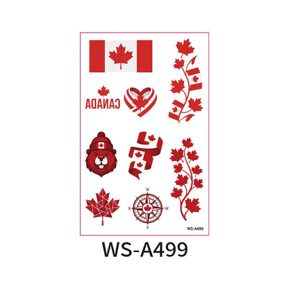 World Cup Country Flag Temporary Tattoos – Show Your Team Pride! （10PCS）