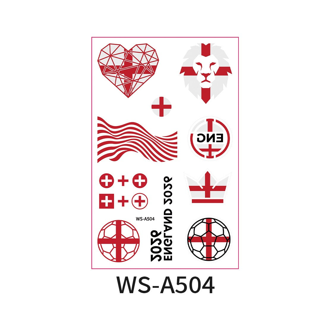 World Cup Country Flag Temporary Tattoos – Show Your Team Pride! （10PCS）