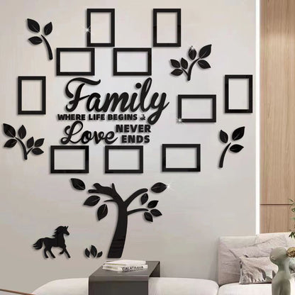 📢📢50% OFF !! ⏰3D Family Tree Photo Frame Wall Sticker
