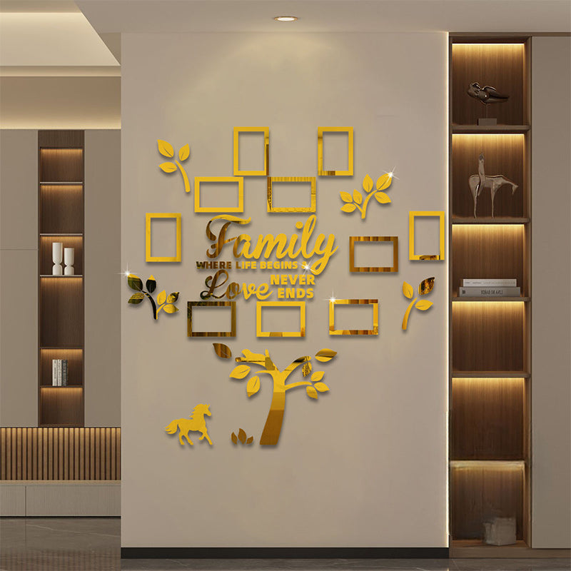 📢📢50% OFF !! ⏰3D Family Tree Photo Frame Wall Sticker