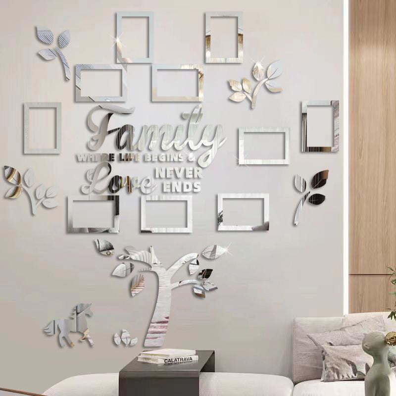 📢📢50% OFF !! ⏰3D Family Tree Photo Frame Wall Sticker